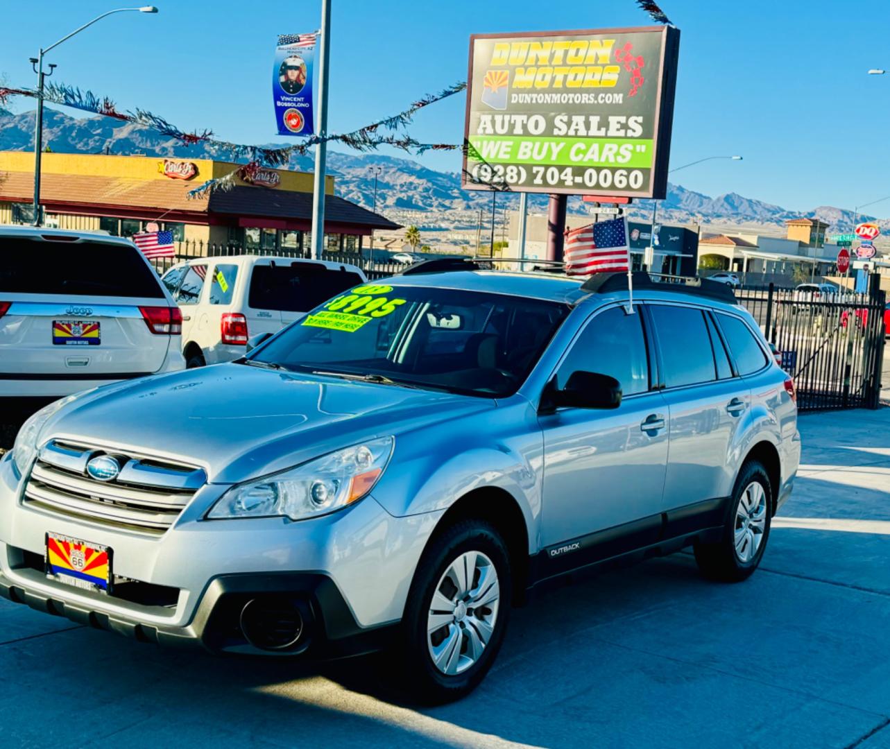 2013 Silver Subaru Outback (4S4BRBAC5D3) , located at 2190 Hwy 95, Bullhead City, AZ, 86442, (928) 704-0060, 0.000000, 0.000000 - Photo#4